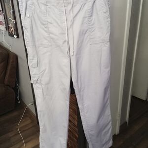 Jones New York Light Gray Cargo Pants